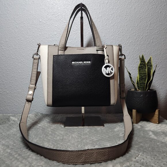 Authentic Michael Kors Gemma Small Tri Color Tote Crossbody - PRICE IS FIRM - Picture 1 of 16